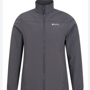 Gray Performance Jacket‎ with High Collar and Full-Zip